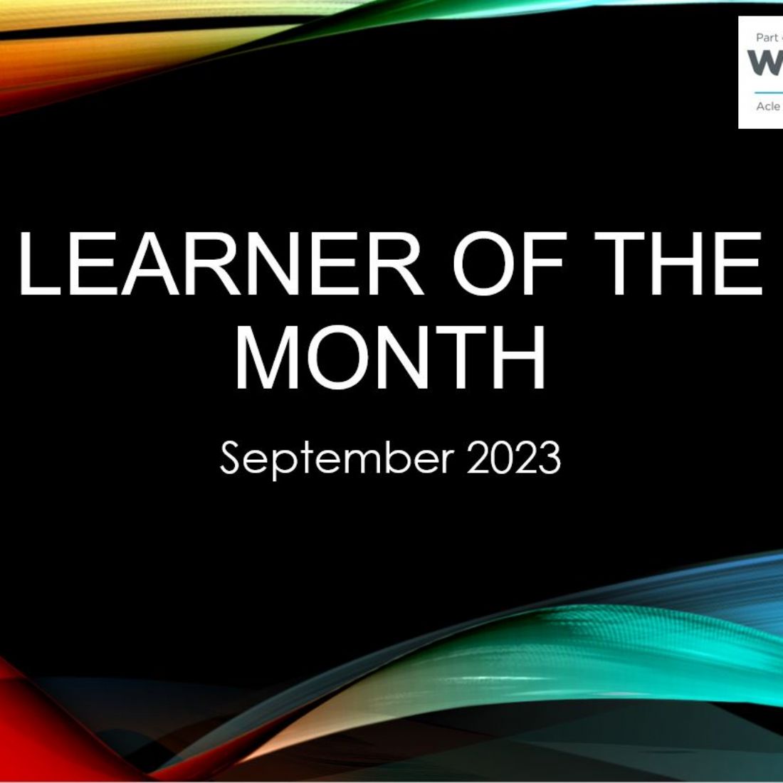 Learner of the Month - September 2023
