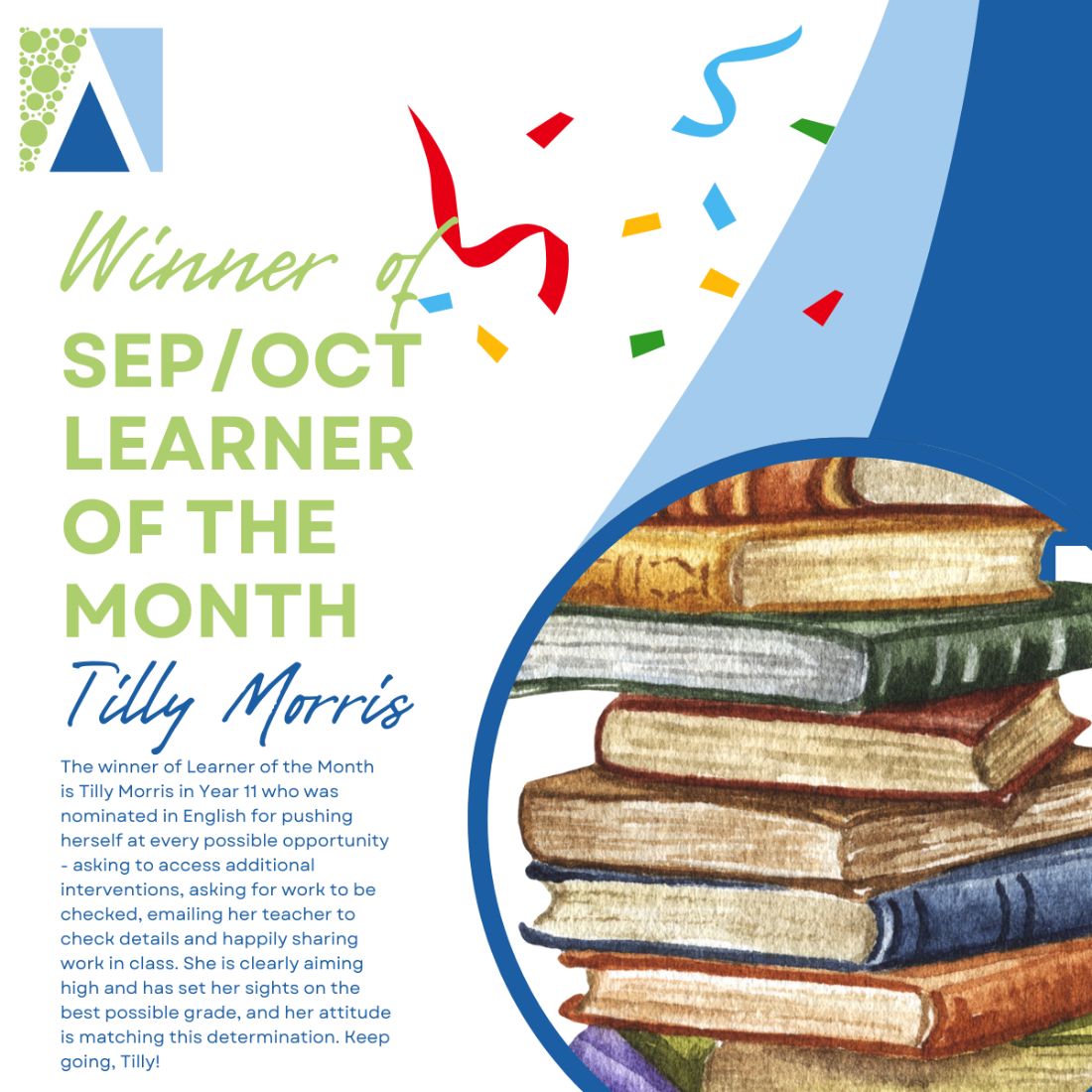 Learner of the Month - September/October 2025