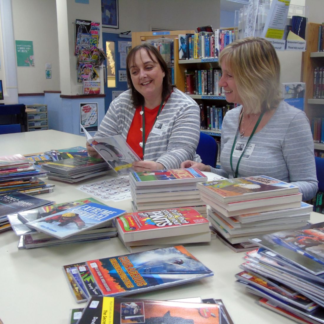 A range of new Library books